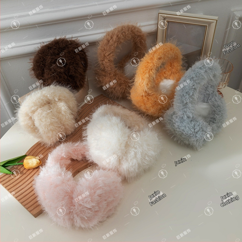 Ušné chrániče z semišu pre zimu, základný casual štýl, unisex, vonkajšie použitie (Materiál: semiš; Sezóna: zima; Funkcia: Teplo; Zóna použitia: Vonkajšie; Kód produktu: EAR060)