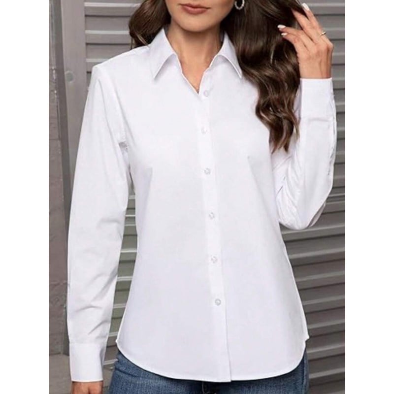 Moteriški marškiniai su sagomis, Color Blocking, platus kaklo atidarymas, 3/4 rankovės, siauras kirpimas, fleece pamušalas, linas 51–70%