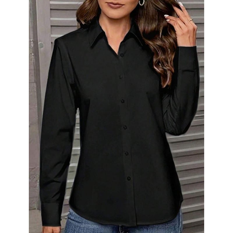 Moteriški marškiniai su sagomis, Color Blocking, platus kaklo atidarymas, 3/4 rankovės, siauras kirpimas, fleece pamušalas, linas 51–70%