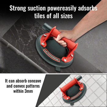 Usisna čaša za podizanje s pumpom za zrak - snažno usisavanje, automatsko dopunjavanje zraka, za podizanje stakla, keramičkih pločica i mermernih ploča