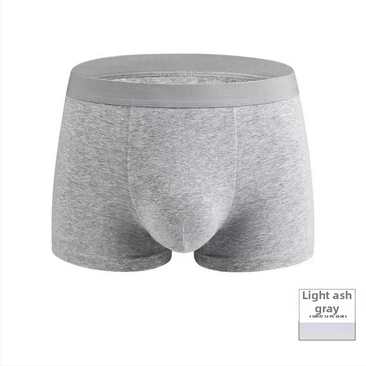 Мъжки памучни боксерки, антибактериални, дишащи, 95-100% памук, средна талия