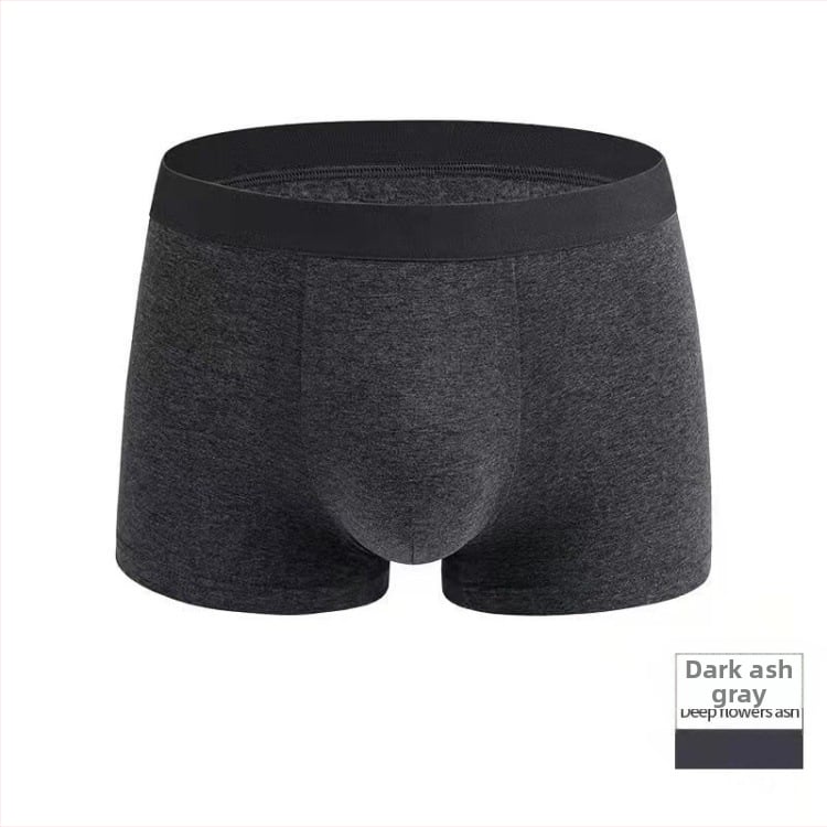 Vīriešu kokvilnas bokseršorti, antibakteriāli, elpojoši, vidējā josta, 95-100% kokvilna