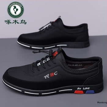 Pewter Bird Ανδρικά Παπούτσια από Δέρμα Μικροϊνών – χωρίς κορδόνια, υψηλό πάνω μέρος, μυτερό δάχτυλο, διαπνοή, καθημερινό επιχειρηματικό στυλ