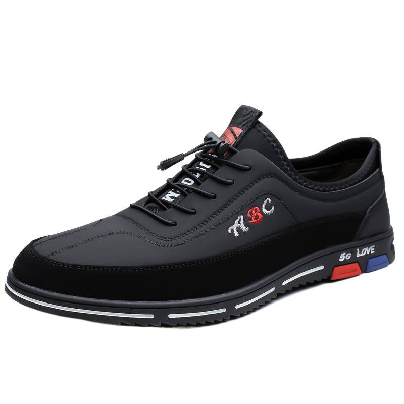 Pewter Bird Ανδρικά Παπούτσια από Δέρμα Μικροϊνών – χωρίς κορδόνια, υψηλό πάνω μέρος, μυτερό δάχτυλο, διαπνοή, καθημερινό επιχειρηματικό στυλ