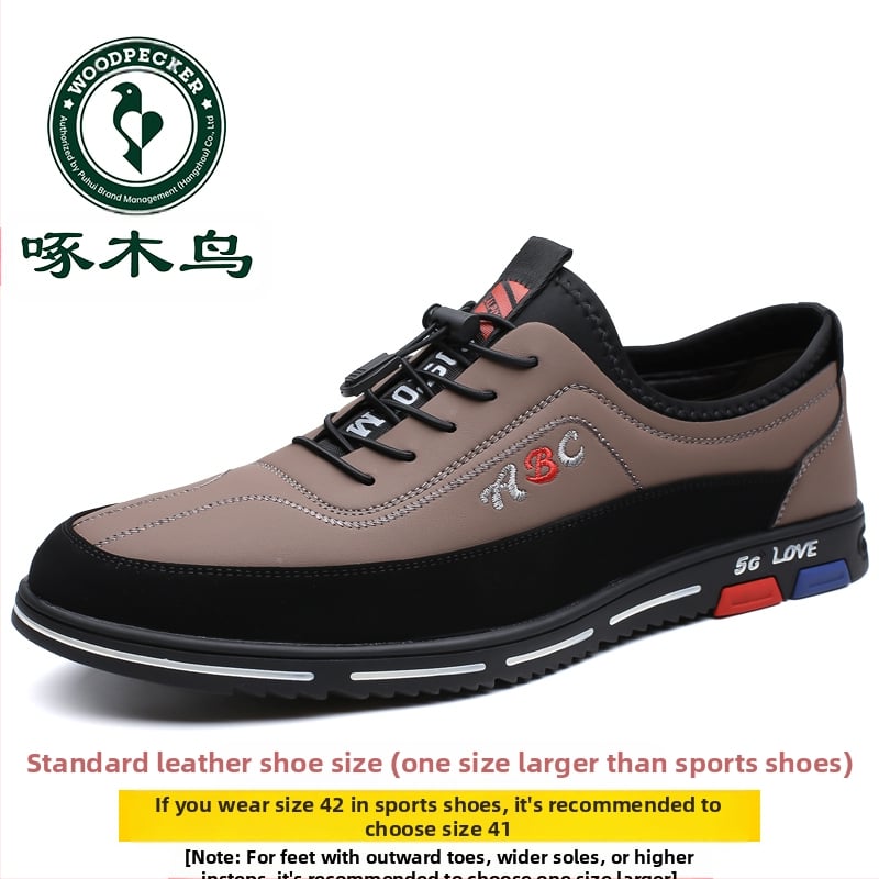 Pewter Bird Ανδρικά Παπούτσια από Δέρμα Μικροϊνών – χωρίς κορδόνια, υψηλό πάνω μέρος, μυτερό δάχτυλο, διαπνοή, καθημερινό επιχειρηματικό στυλ