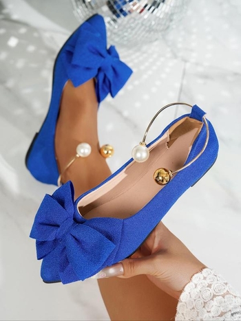 Γυναικείες φλατ με φιόγκο και λουρί στον αστράγαλο, πάνω μέρος από ραφία, με ανοιχτό δάχτυλο, άνοιξη