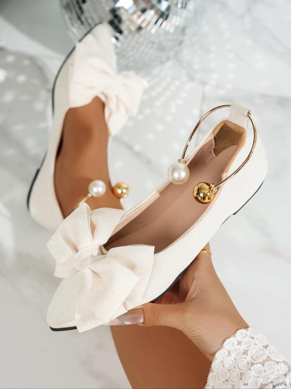 Γυναικείες φλατ με φιόγκο και λουρί στον αστράγαλο, πάνω μέρος από ραφία, με ανοιχτό δάχτυλο, άνοιξη