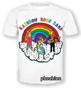 Vīriešu T-krekls ar 3D apdruku rokgrupas motīvā, apaļš kakla izgriezums, īsās piedurknes, viegls elpojošs poliesters