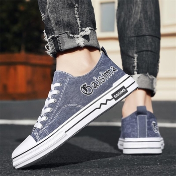 Alacsony profilú vászoncipő - Férfi mindennapi sportcipő, Modell 1, Termékkód WZ357, Vezeték nélküli szabvány: Egyéb