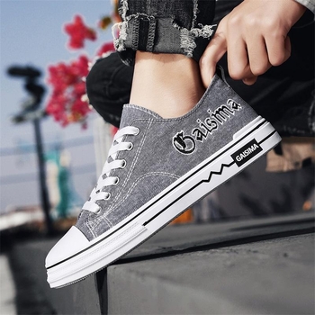 Alacsony profilú vászoncipő - Férfi mindennapi sportcipő, Modell 1, Termékkód WZ357, Vezeték nélküli szabvány: Egyéb