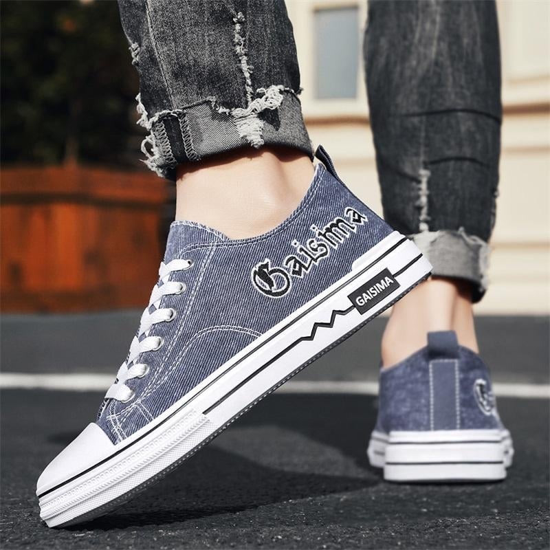 Alacsony profilú vászoncipő - Férfi mindennapi sportcipő, Modell 1, Termékkód WZ357, Vezeték nélküli szabvány: Egyéb