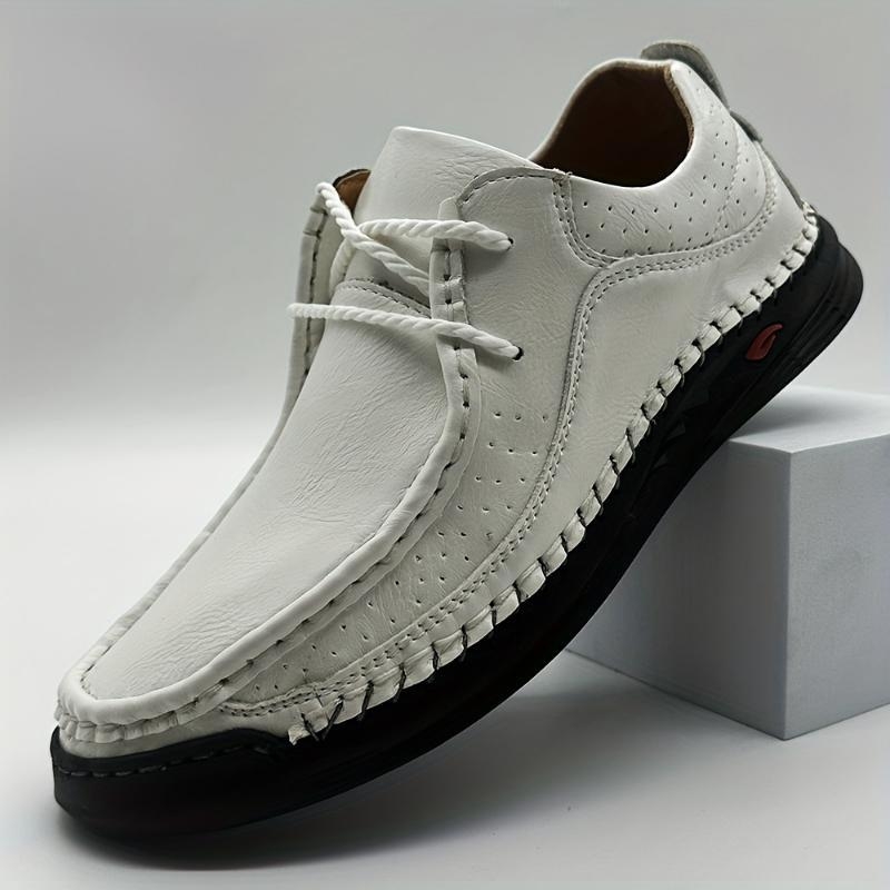 Muške denim loaferice, šiljat nos, ravna peta, casual ljetne cipele, životinjski uzorak