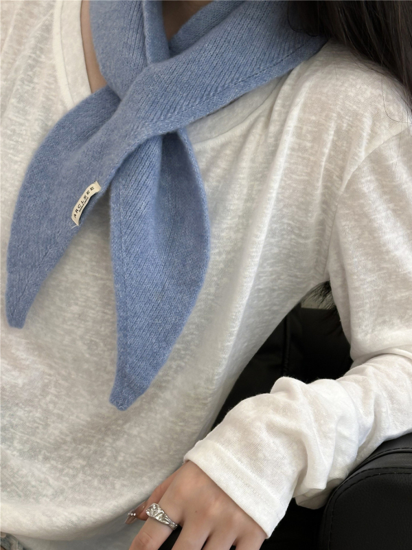 Trijstūra šalle, twill audums, siltums, ziemas sezona, A-W81702, poliestera šķiedras