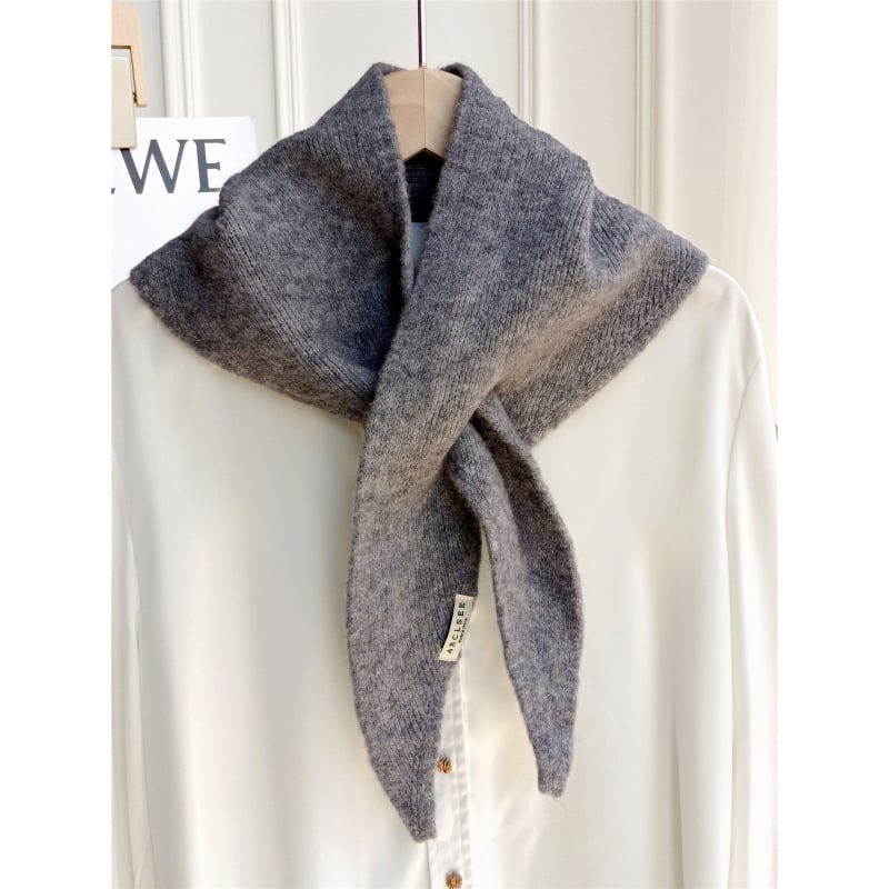 Trijstūra šalle, twill audums, siltums, ziemas sezona, A-W81702, poliestera šķiedras