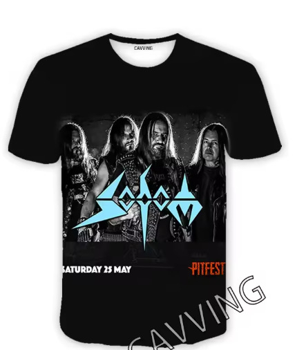 T-krekls ar 3D Sodom zīmējumu, Harajuku stil, hip-hop, īsās piedurknes, apļveidīgs kakla izgriezums, gaisīgs poliestera audums Bird's-eye