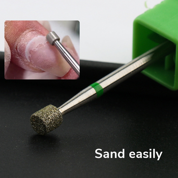 Glava za njegu noktiju s zamjenjivim vrhom – nehrđajući čelik/Emery, za površinu nokta i uklanjanje kožice, 5,5 g