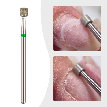 Glava za njegu noktiju s zamjenjivim vrhom – nehrđajući čelik/Emery, za površinu nokta i uklanjanje kožice, 5,5 g