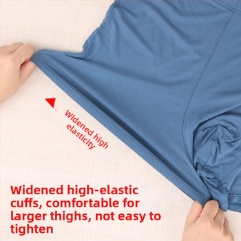 Muške bokserice visokog struka od modalnog materijala, prozračne, 95% modal