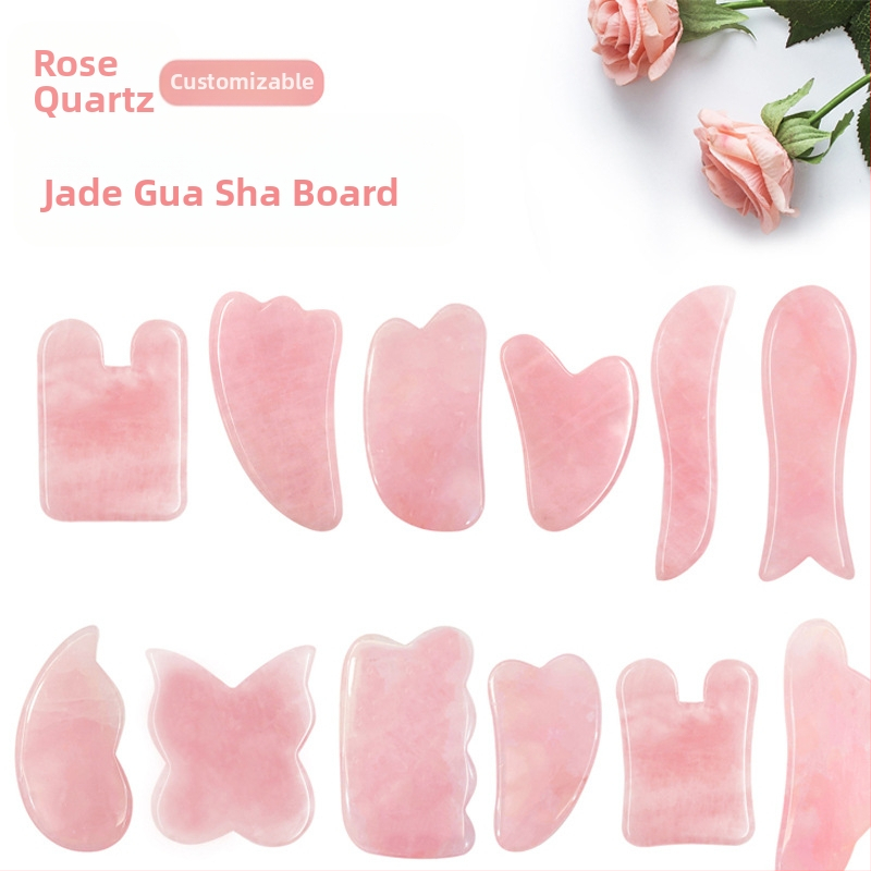 Planșetă de jad pentru relaxarea meridianelor – instrument de masaj, 90 g