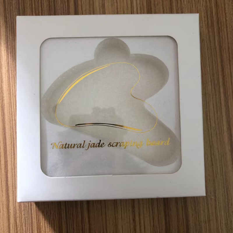 Planșetă de jad pentru relaxarea meridianelor – instrument de masaj, 90 g