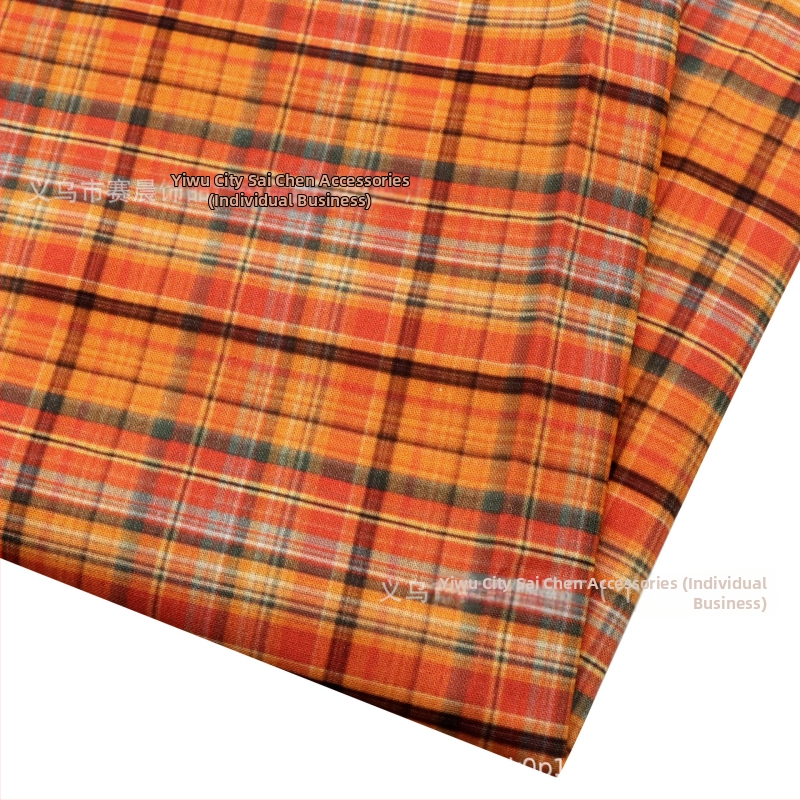 Памучен плат с каре за възглавници и домашен декор, боядисан по прежда, дигитален печат, бродерия, лято