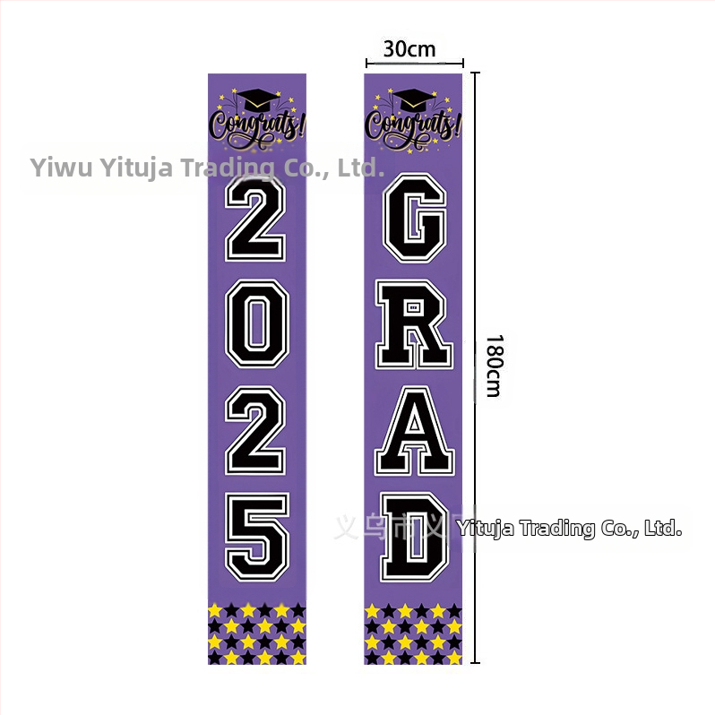 Dekor vrata za završetak s parnatpisima — poliester, pakiranje Opp vrećica, domaći proizvod