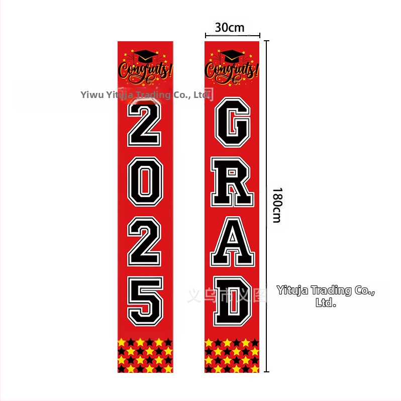 Dekor vrata za završetak s parnatpisima — poliester, pakiranje Opp vrećica, domaći proizvod