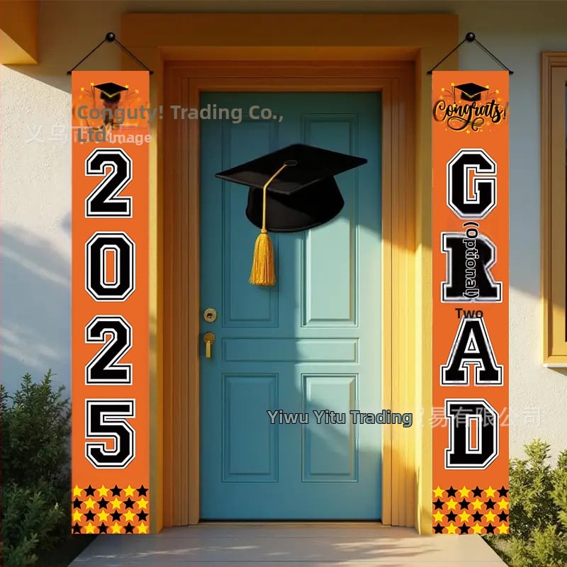 Dekor vrata za završetak s parnatpisima — poliester, pakiranje Opp vrećica, domaći proizvod