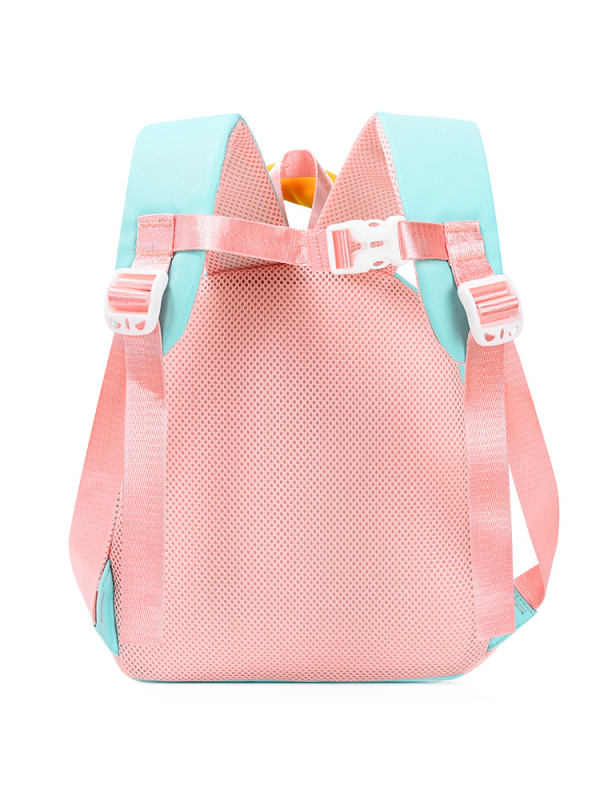 Детска раница за детска градина, изключително лека и дишаща, нейлон, извита презрамка, унисекс, подплата полиестер