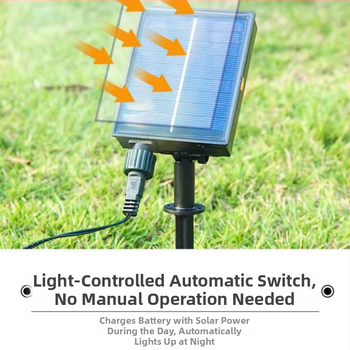 KM-S100 Solarni LED treperići niz za vanjsku upotrebu – IP65 vodootporno, upravljanje daljinskim i tipkom, snaga svjetla 6000