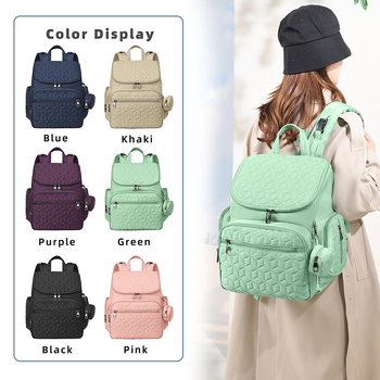 Mamos krepšys, penkių dalių rinkinys, Oxford audinys, atsparus vandeniui, ypač lengvas, izoliacija, oro pagalvės diržas