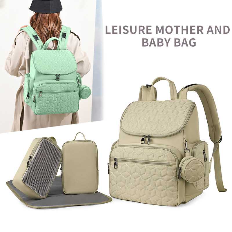 Mamos krepšys, penkių dalių rinkinys, Oxford audinys, atsparus vandeniui, ypač lengvas, izoliacija, oro pagalvės diržas