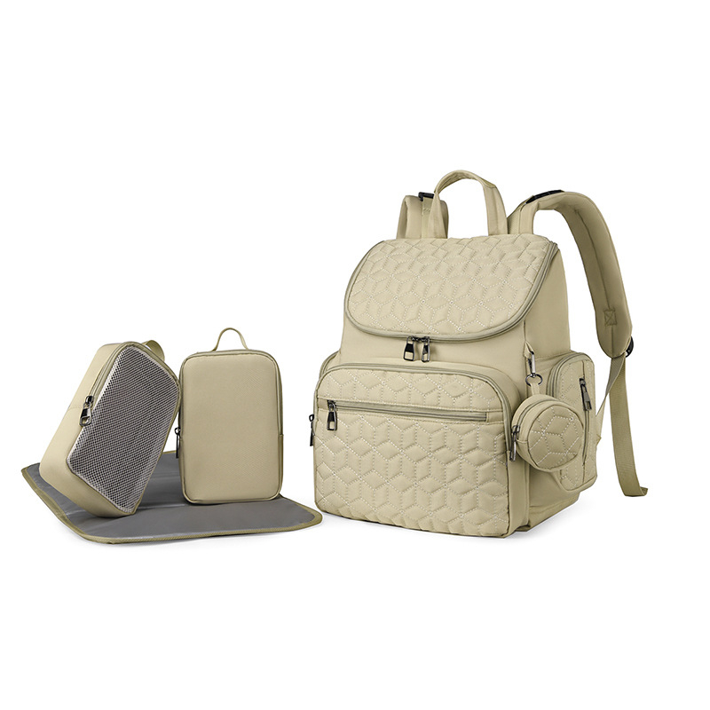 Mamos krepšys, penkių dalių rinkinys, Oxford audinys, atsparus vandeniui, ypač lengvas, izoliacija, oro pagalvės diržas