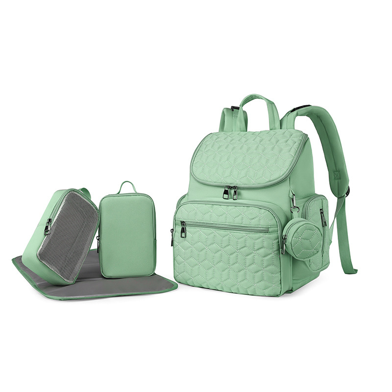 Mamos krepšys, penkių dalių rinkinys, Oxford audinys, atsparus vandeniui, ypač lengvas, izoliacija, oro pagalvės diržas