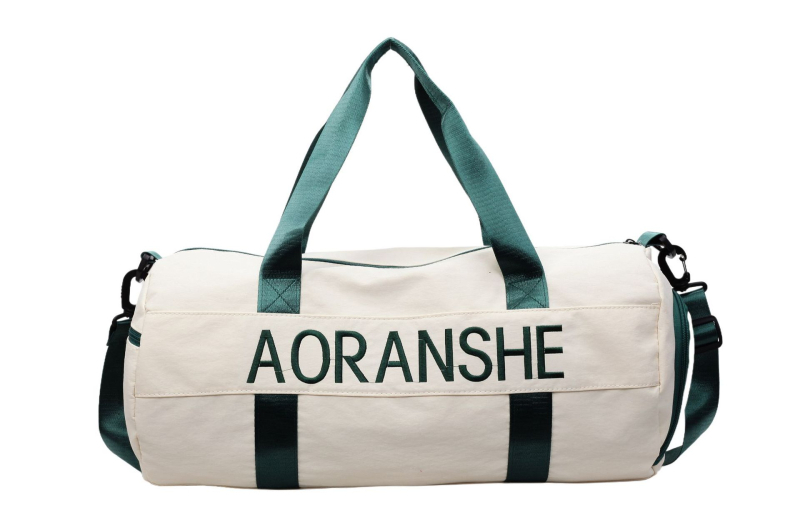 Crossbody soma fitnesam un jogai ar cilindrisku dizainu, 36-55L, neilons, salokāma ar mitrā/sausā atdalīšanu, starptautiskais stils, brīvdienu ceļojumiem