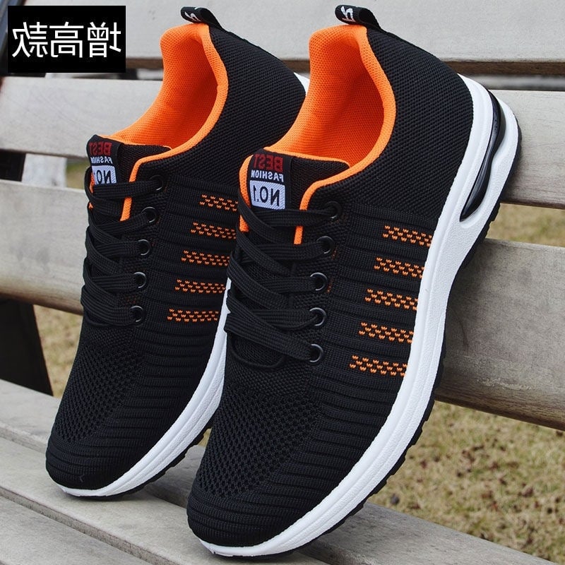 Muške tenisice za hodanje s prozračnim gornjim dijelom od mreže, mekana uloška, anti-miris, prednje vezivanje, za sve sezone, svakodnevni stil