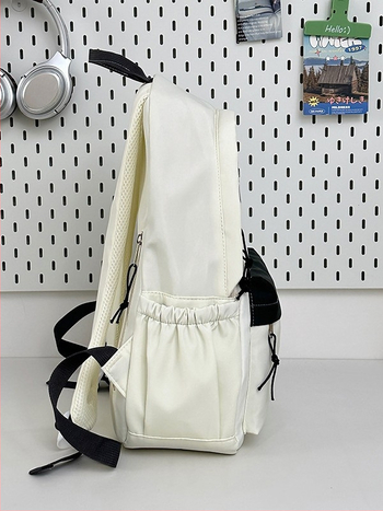 Rucsac pentru elevi, exterior din nylon, căptușeală din poliester, curele cu pernă de aer, pentru 3–4 clase, stil campus tineret