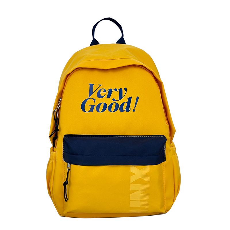 Rucsac pentru elevi, exterior din nylon, căptușeală din poliester, curele cu pernă de aer, pentru 3–4 clase, stil campus tineret