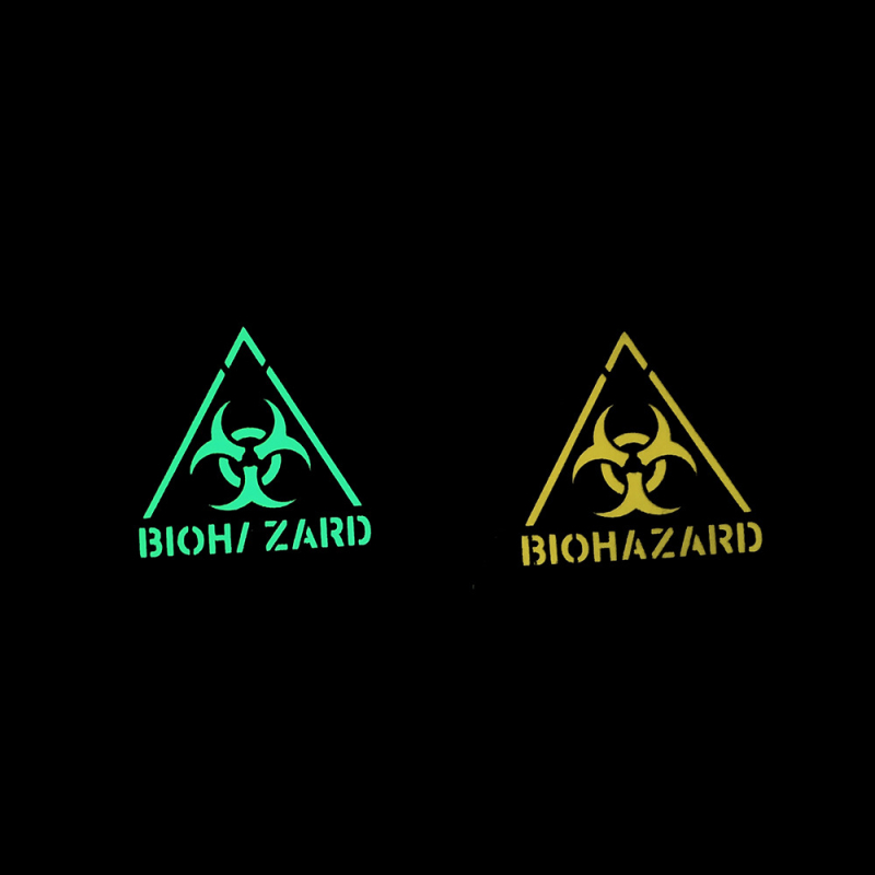 Velcro нашивка Aotddor – полиестер, рефлективна луминесцентна биопасност, лазерно изрязани квадратно и триъгълно форми, печат на лого, персонализирана за облекло