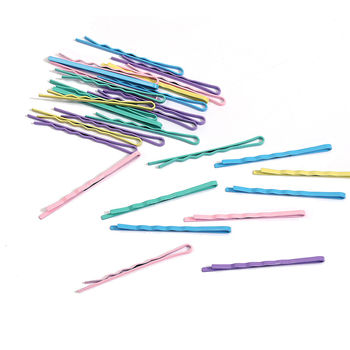 Metāla matu saspraude ar lakas pārklājumu, korejiešu stilā, svaigs un salds