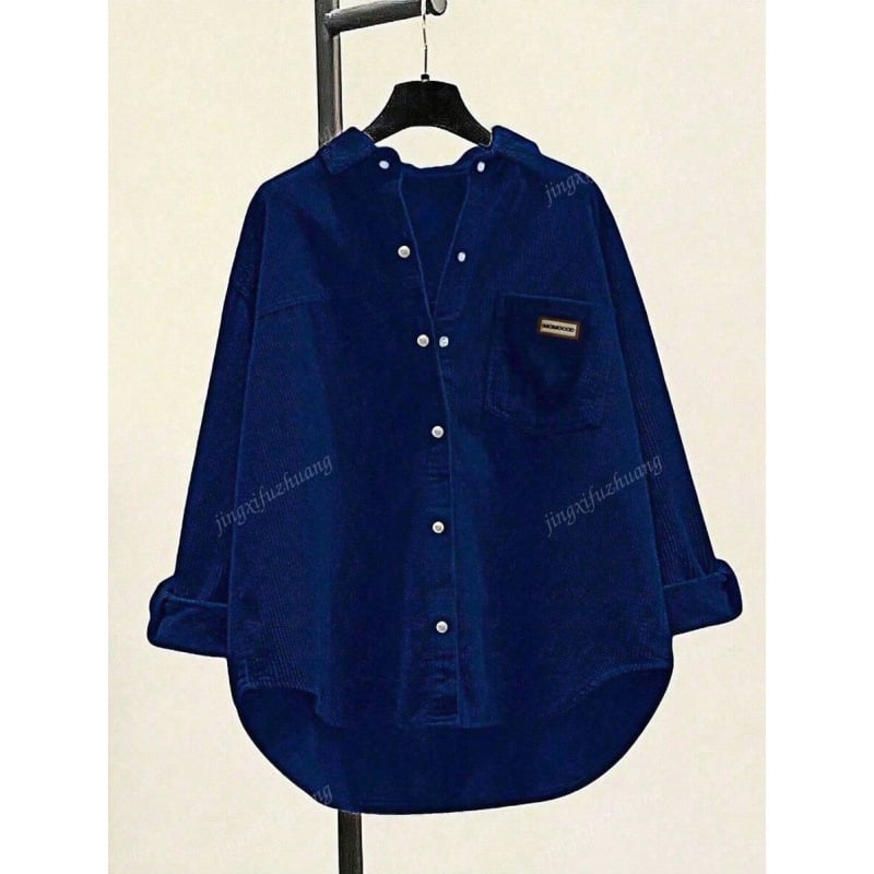 Palaidinė iš linų mišinio su keturių krypčių elastingumu, platus apykaklė, 3/4 rankovės, fleece įdėklas, siauras kirpimas