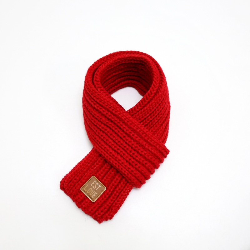 Unisex šal od akrilnih vlakana, warp pletenje, monohromatski uzorak, zadržava toplinu, japansko-korejski sladak stil