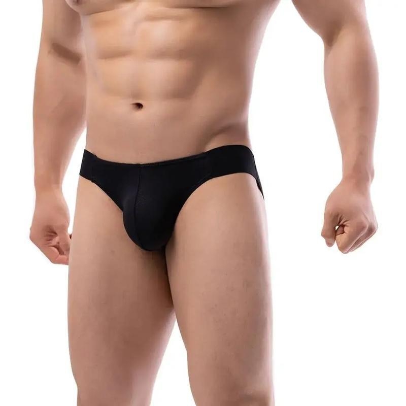Muške bikini gaćice s mekanim prozračnim džepom za područje spolovila – pamuk, visoki pojas, proljeće
