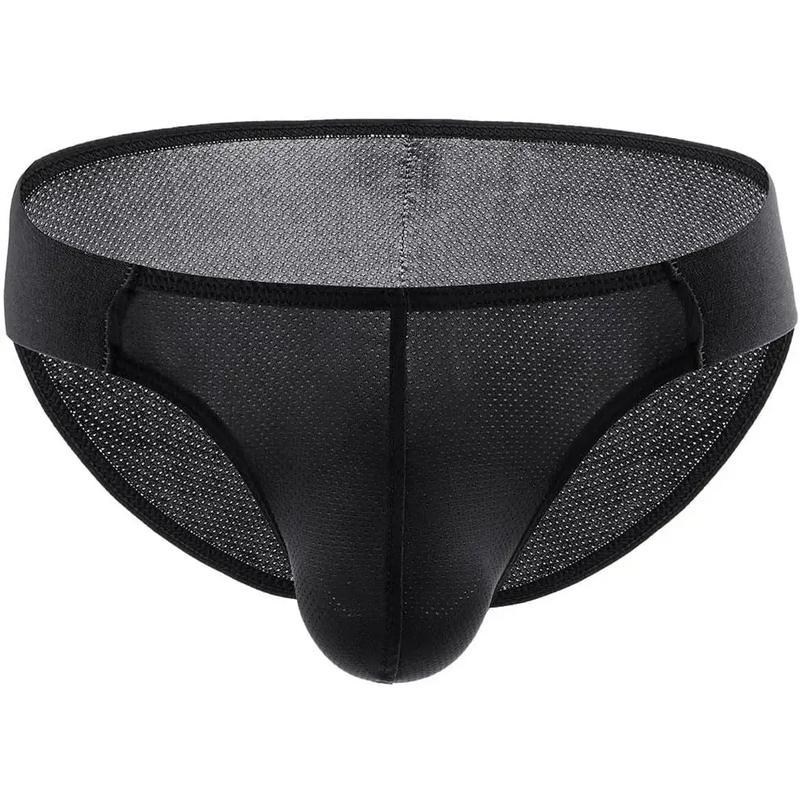 Muške bikini gaćice s mekanim prozračnim džepom za područje spolovila – pamuk, visoki pojas, proljeće