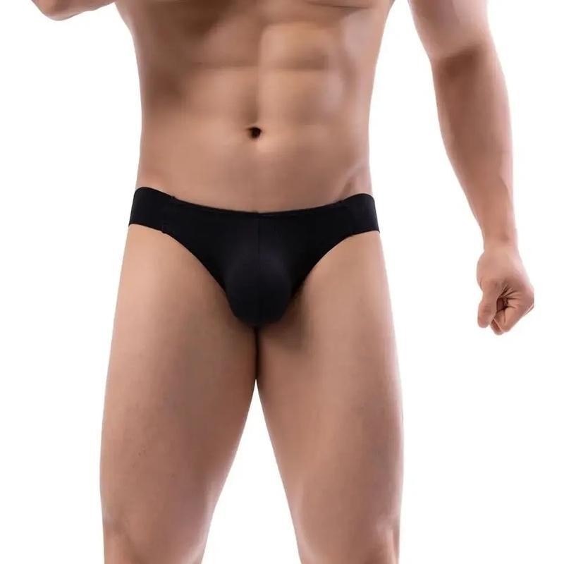 Muške bikini gaćice s mekanim prozračnim džepom za područje spolovila – pamuk, visoki pojas, proljeće