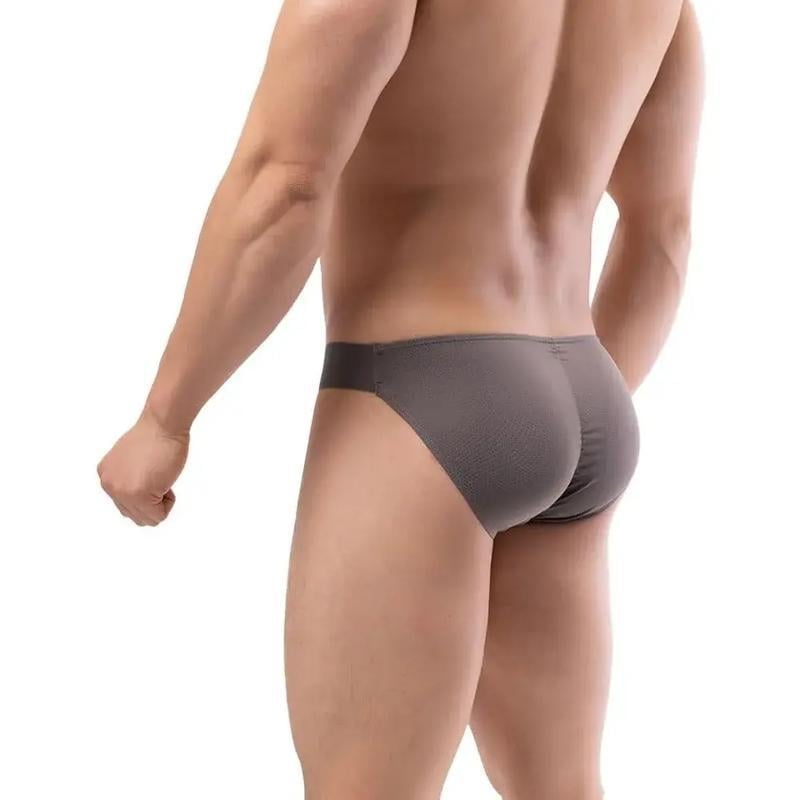 Muške bikini gaćice s mekanim prozračnim džepom za područje spolovila – pamuk, visoki pojas, proljeće