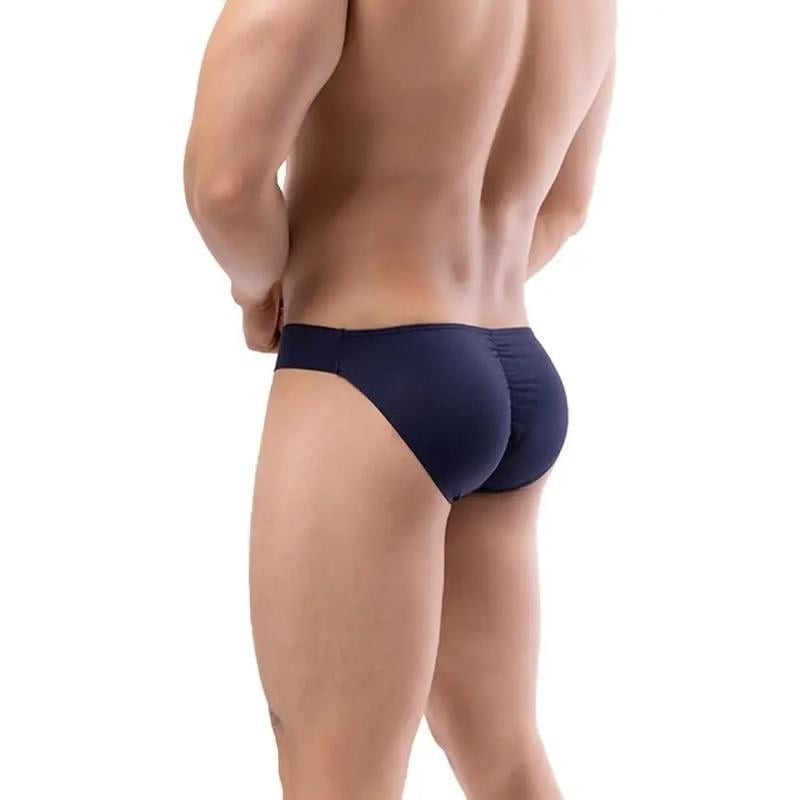 Muške bikini gaćice s mekanim prozračnim džepom za područje spolovila – pamuk, visoki pojas, proljeće