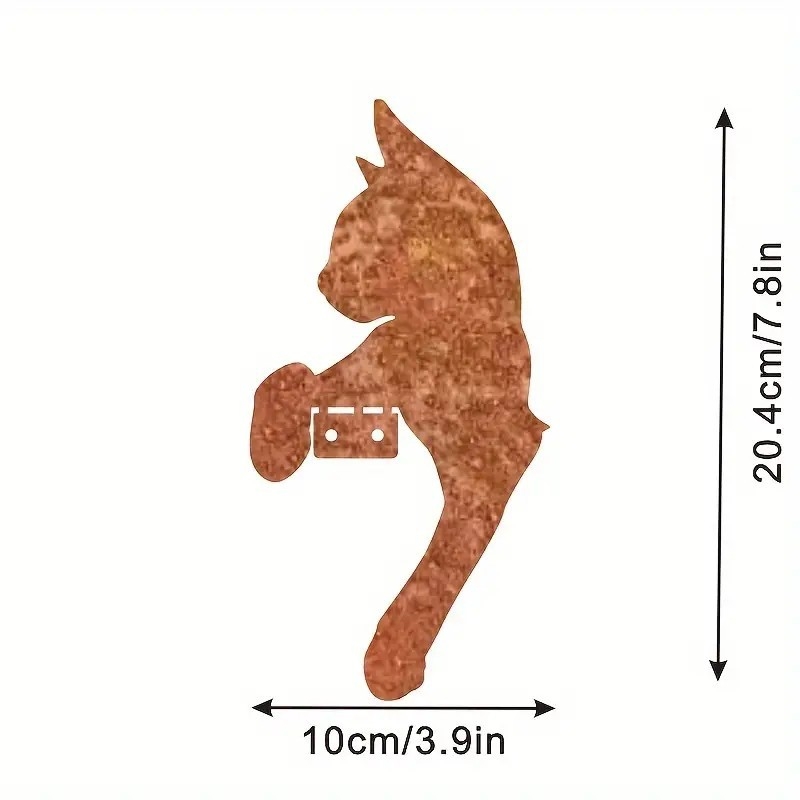 Željezna geometrijska zidna umjetnost s Halloween motom: mačja šapa u mreži pauka, europski stil, 0324, pogodna za dom, ured i vrt