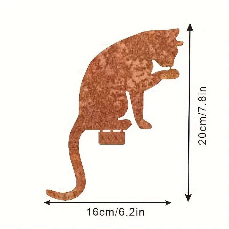 Željezna geometrijska zidna umjetnost s Halloween motom: mačja šapa u mreži pauka, europski stil, 0324, pogodna za dom, ured i vrt
