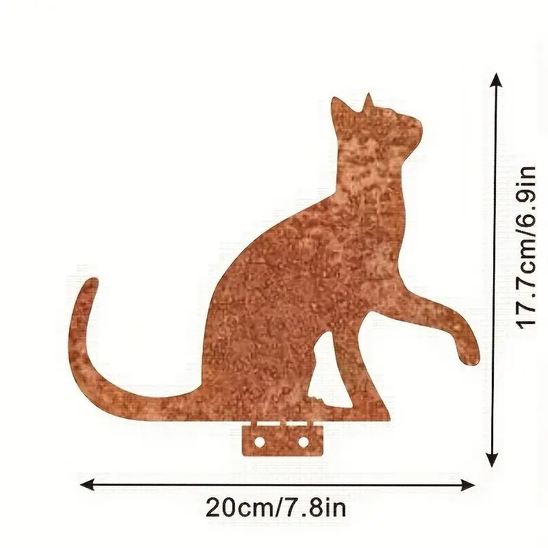 Željezna geometrijska zidna umjetnost s Halloween motom: mačja šapa u mreži pauka, europski stil, 0324, pogodna za dom, ured i vrt